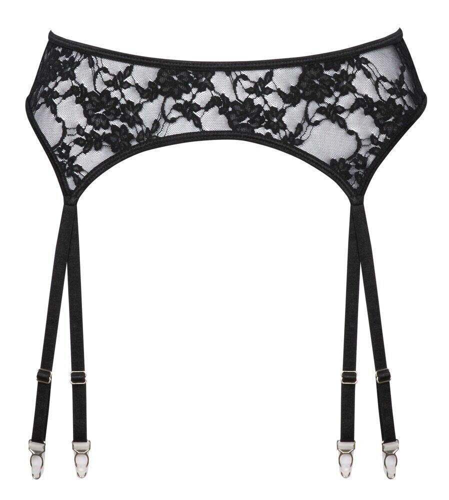 Cottelli Lingerie Podvazkový pás - černý: S/M - Image 3