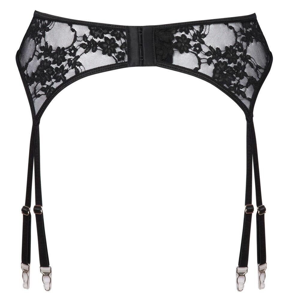 Cottelli Lingerie Podvazkový pás - černý: S/M - Image 4
