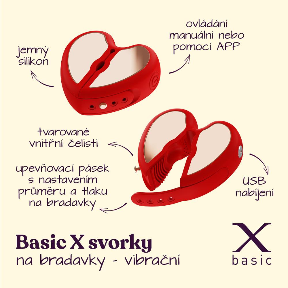 BASIC X vibrační svorky na bradavky - Image 2