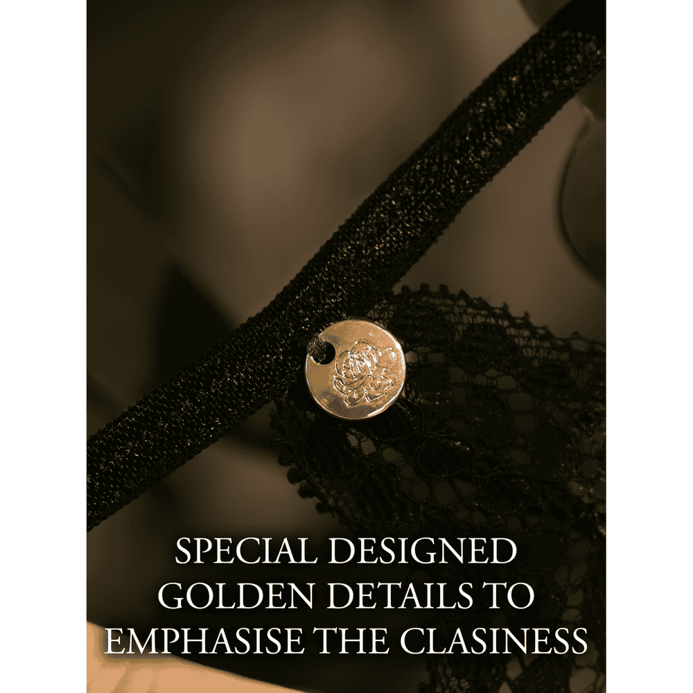 Le Désir Celeste Dvojitý podvazek – Plus Size