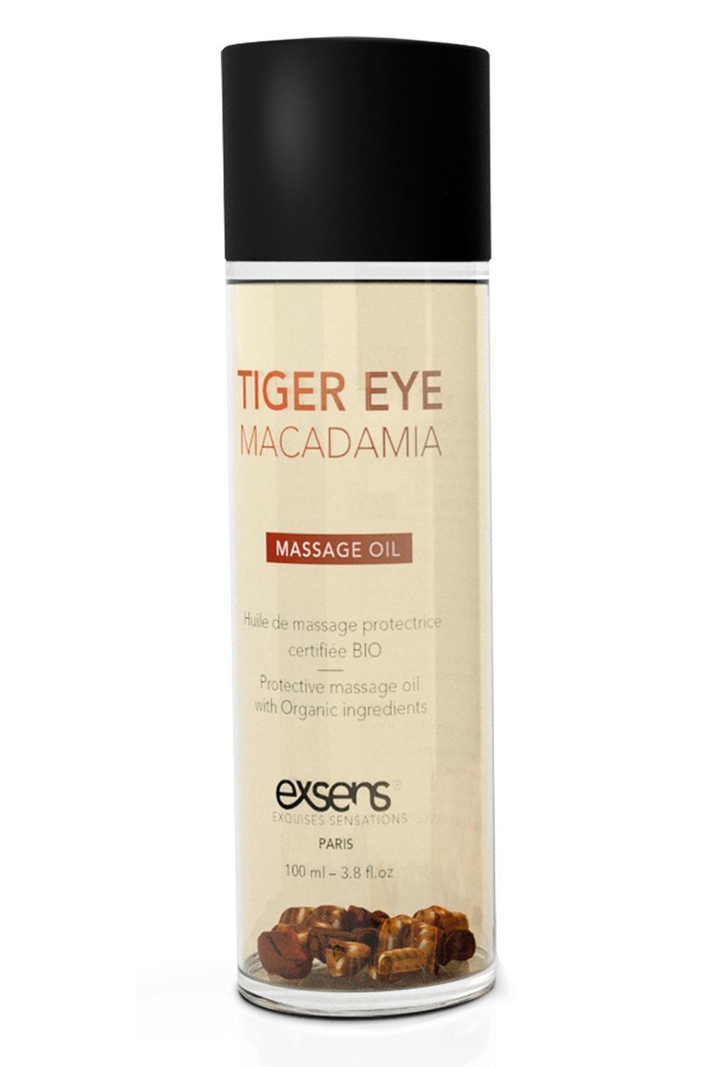 exsens Organic masážní olej - Tiger eye Macadamia 100 ml - Image 3