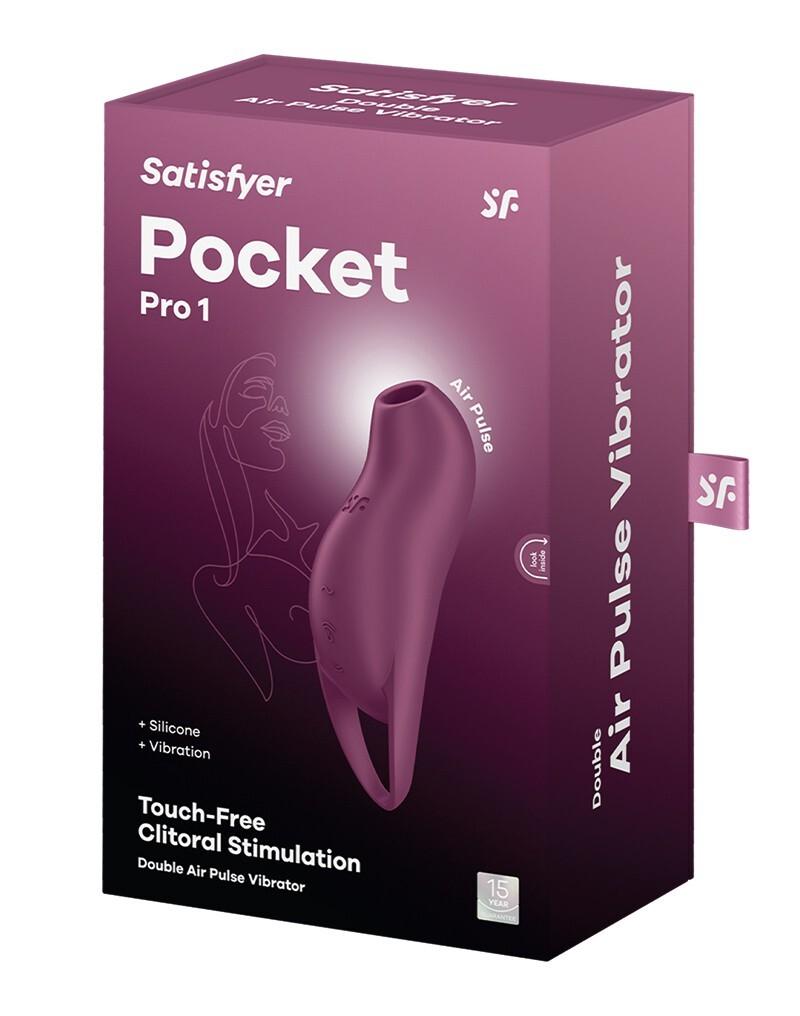 Satisfyer Pocket Pro 1 stimulátor na klitoris – fialový