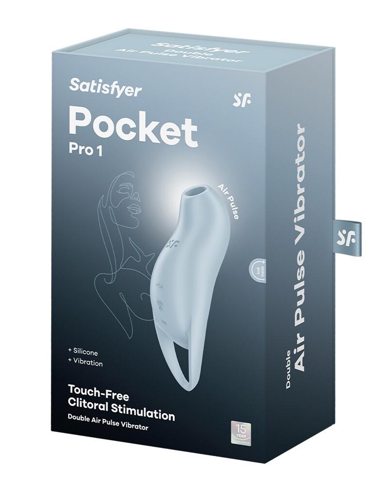 Satisfyer Pocket Pro 1 stimulátor na klitoris - modrý - Image 5
