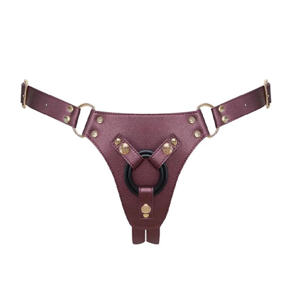 Vínový postroj Strap-on-me Simili Generous pro erotické potěšení.