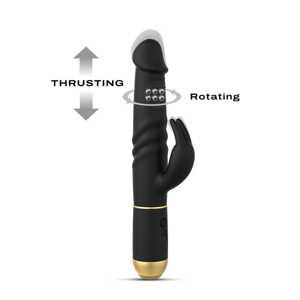 DORCEL Furious rabbit 2.0 vibrátor – černý