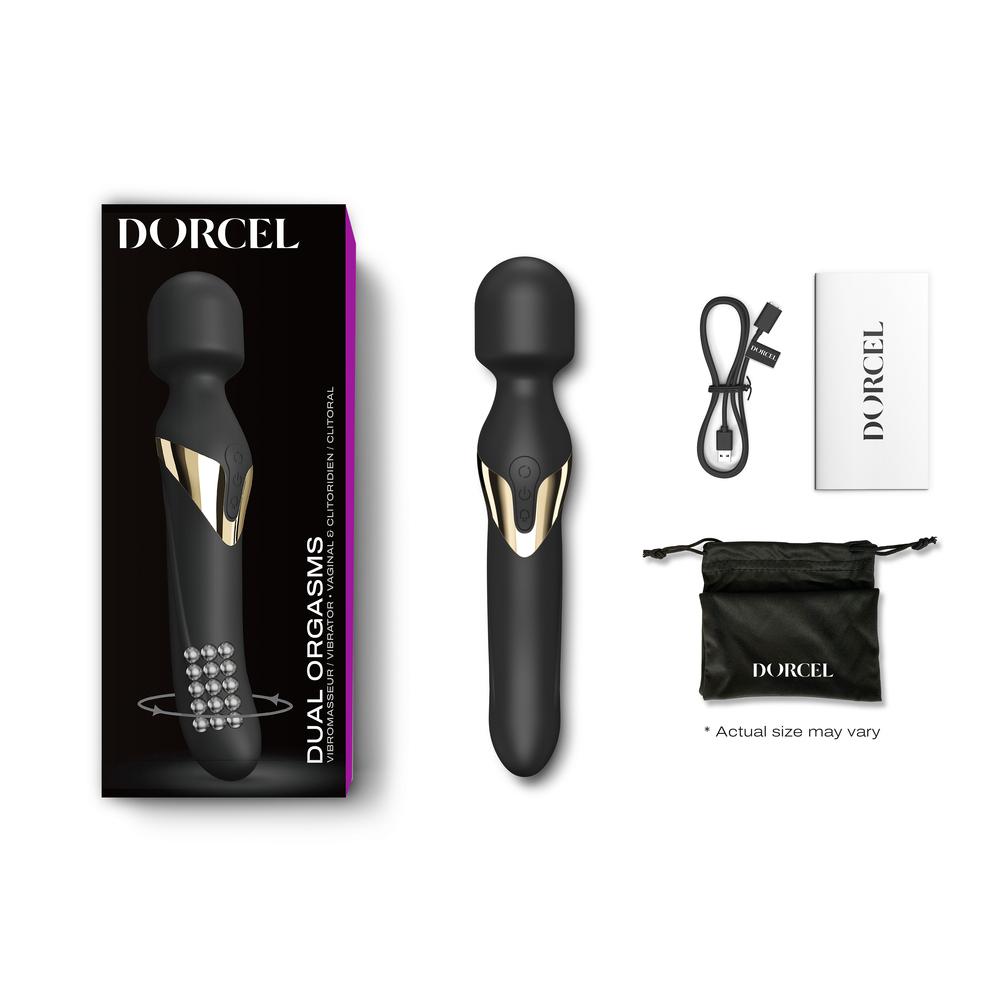 DORCEL Dual orgasms masážní hlavice 2v1 - černá (obrázek 6)