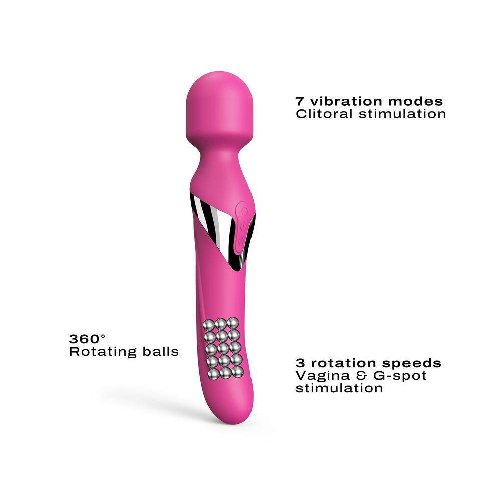 DORCEL Dual orgasms masážní hlavice 2v1 - růžová - Image 6