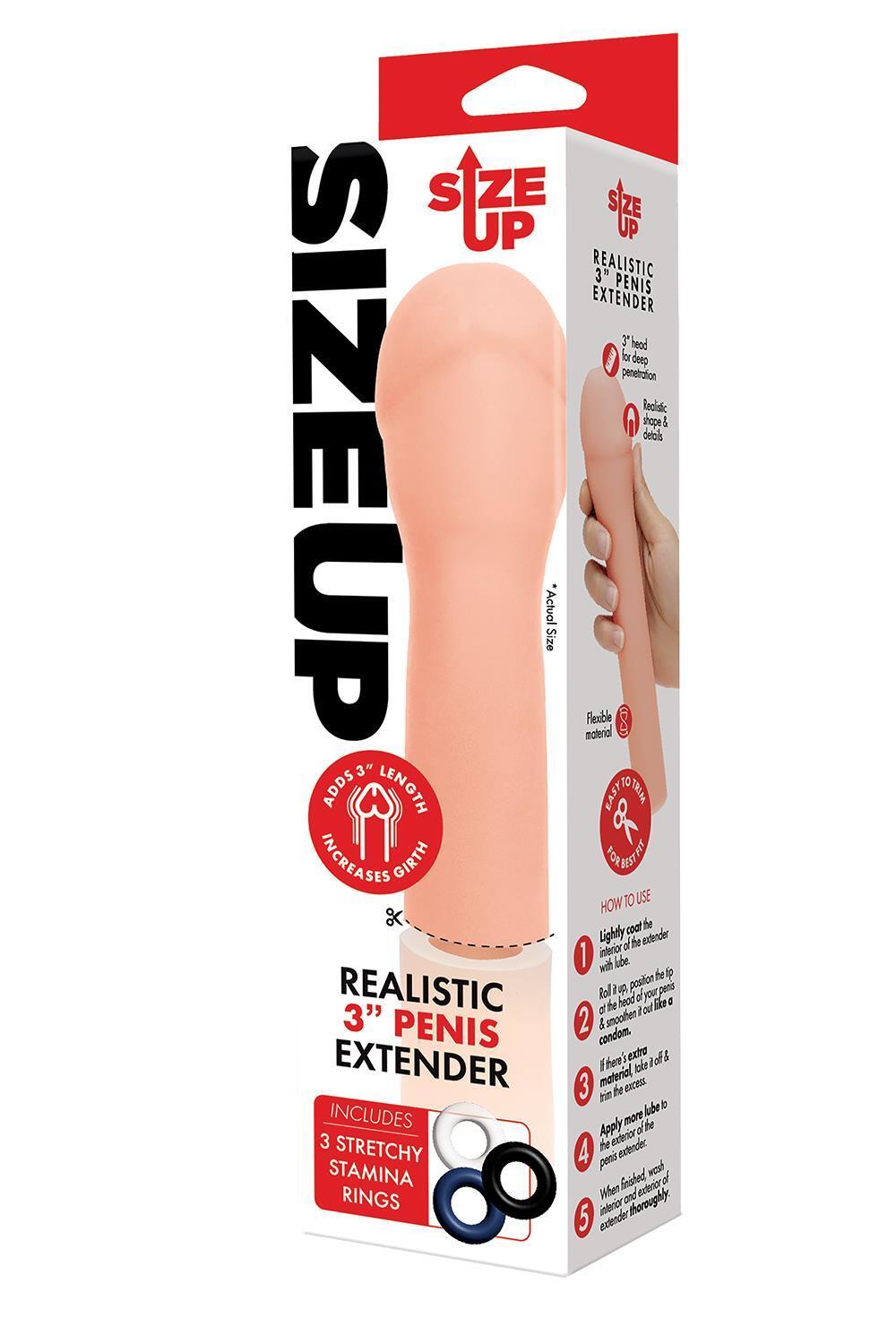 Size-up 3inch Extra návlek na penis - Image 4