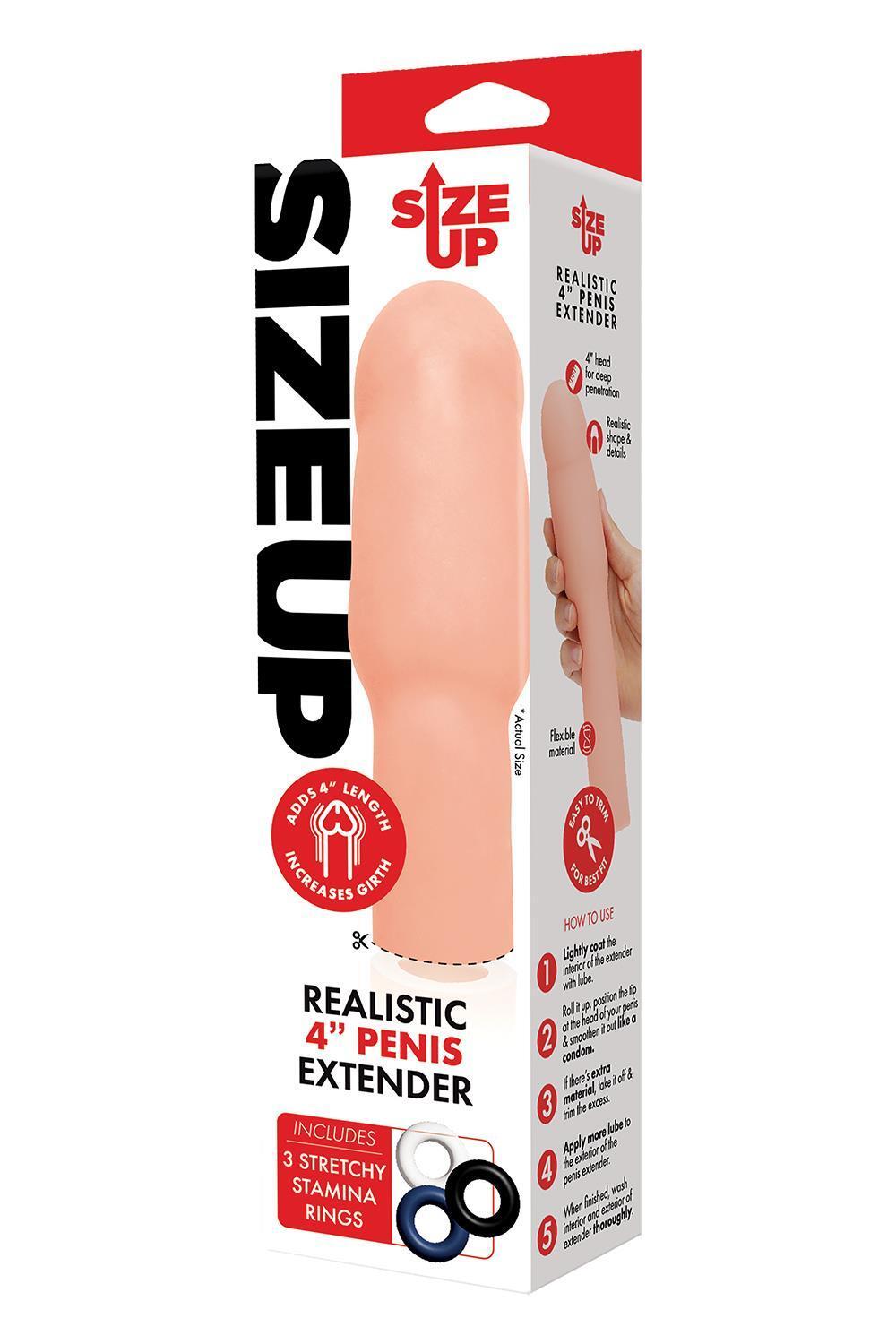 Size-up 4inch Extra návlek na penis - Image 4