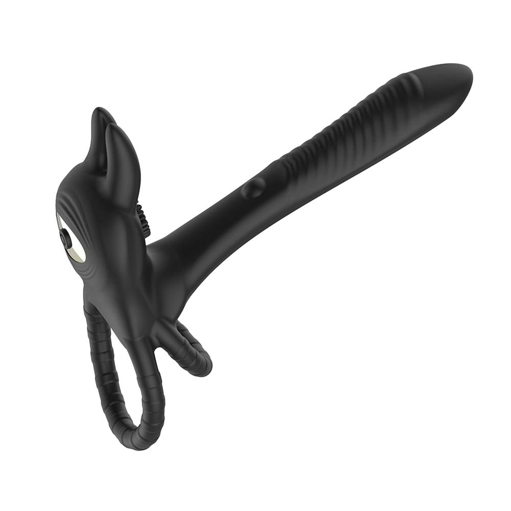 BASIC X Coby párový vibrátor rozšiřující penis černý