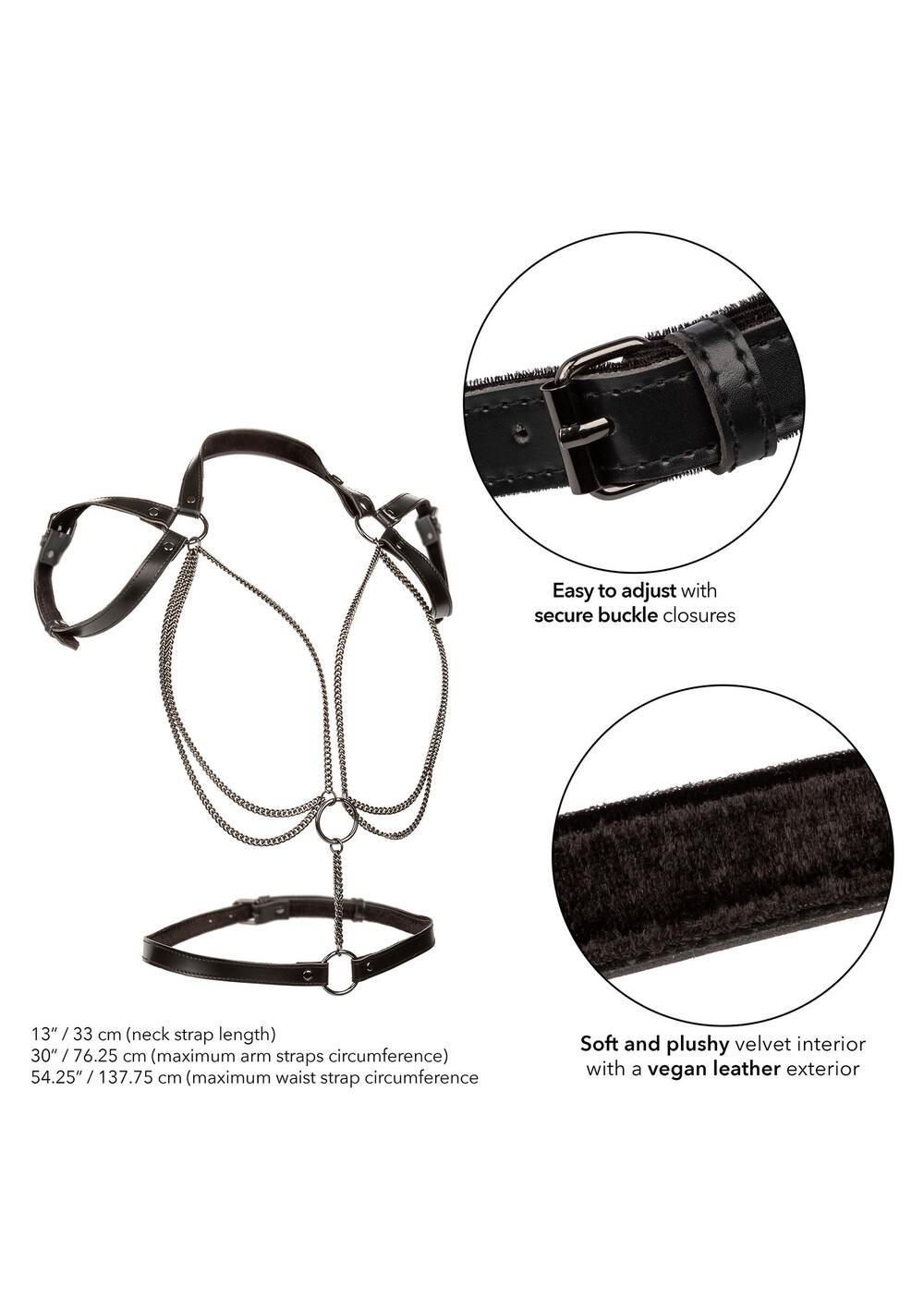 Euphoria Collection PLUS SIZE Multi Chain Halter harness - Image 3
