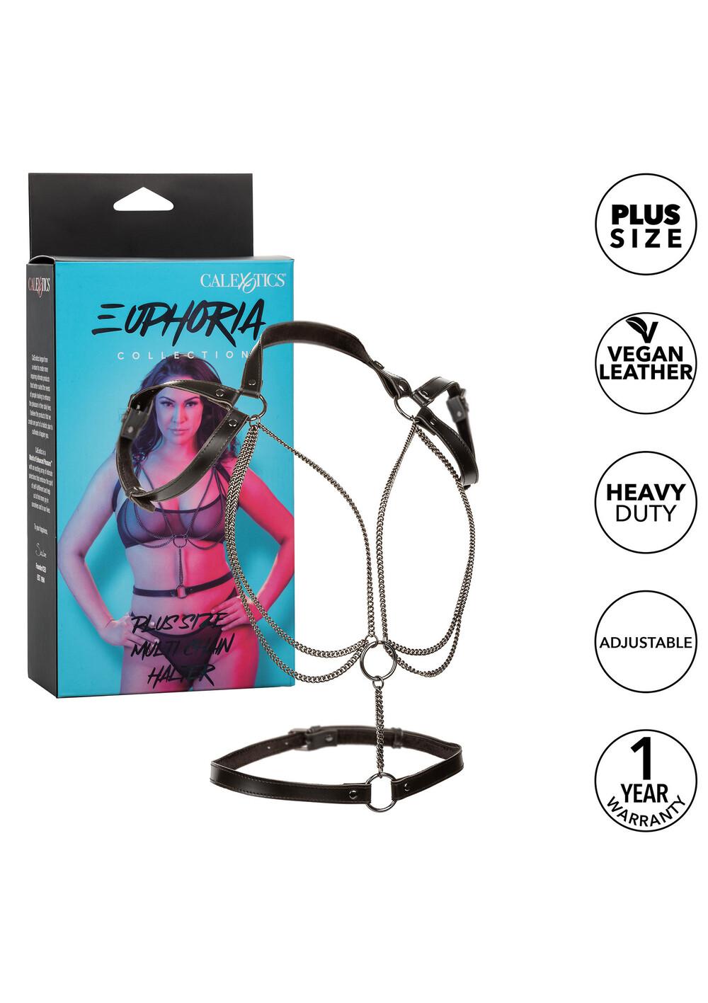 Euphoria Collection PLUS SIZE Multi Chain Halter harness - Image 4
