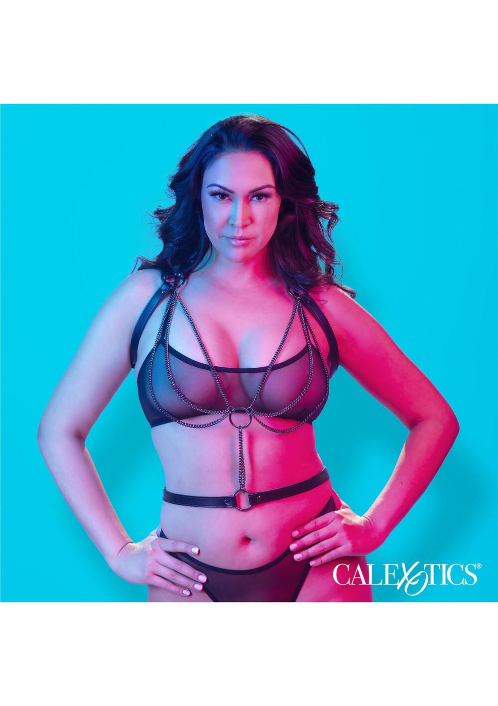 Euphoria Collection PLUS SIZE Multi Chain Halter harness - Image 2