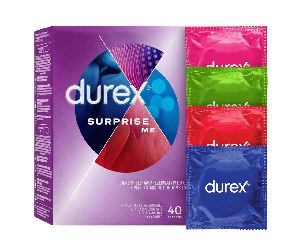 Durex kondomy Surprise Me 40 ks