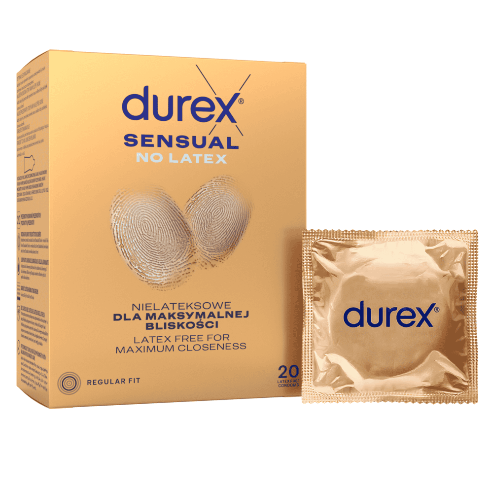 Durex kondomy Sensual No Latex 20 ks