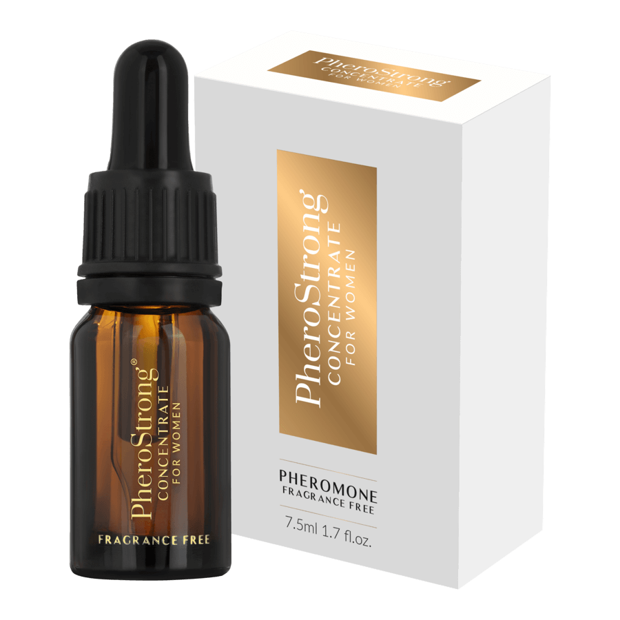 PheroStrong Fragrance Free Concentrate for Women 7,5 ml - nový koncentrát pro ženy, který vám pomůže rozvíjet své přirozené feroce a poskytuje novou úroveň intenzity a emocionální zkušenosti.
