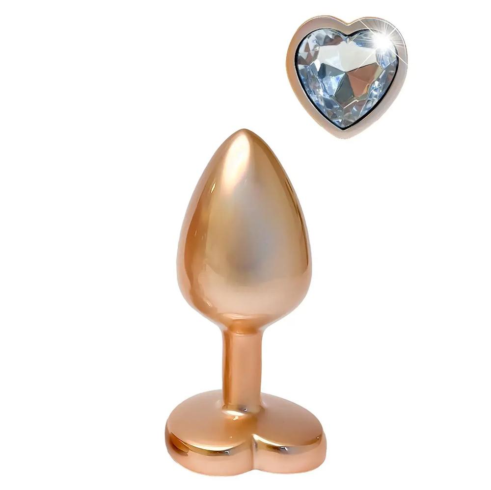 Gleaming Love Pearl gold anální kolík S