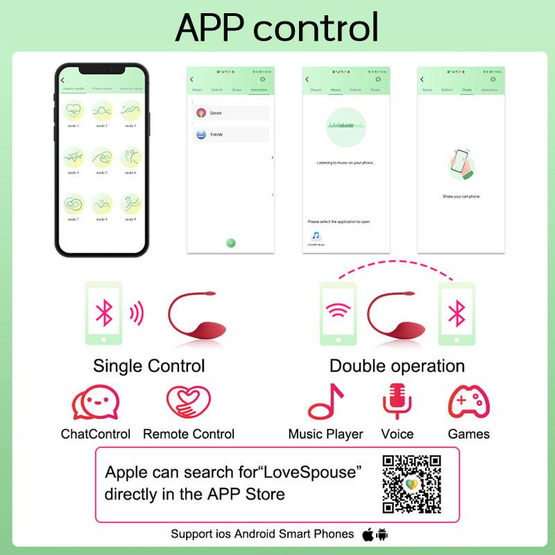 BASIC X Succubus vibrační vajíčko červené