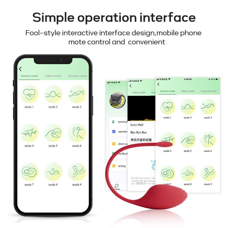BASIC X Succubus vibrační vajíčko červené