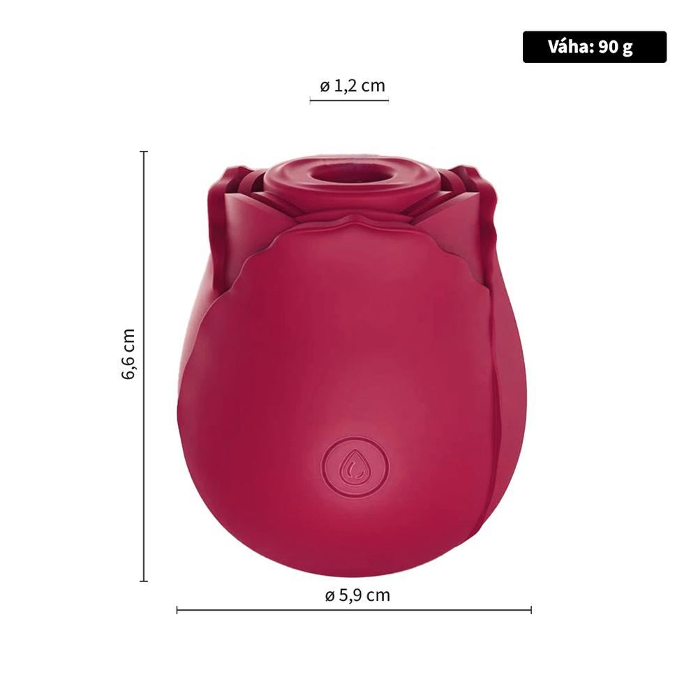 BASIC X Rose podtlakový stimulátor klitorisu - Obrázek 3