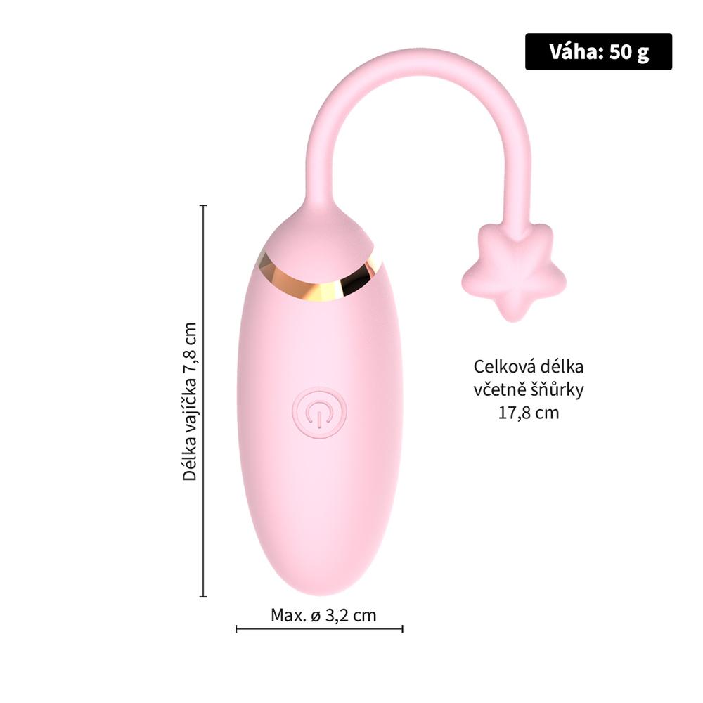 BASIC X Little Star vibrační vajíčko růžové - Obrázek 3