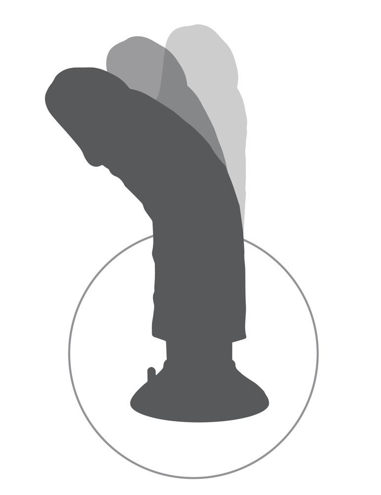 King Cock Realistický vibrátor s přísavkou 25 cm - Image 4