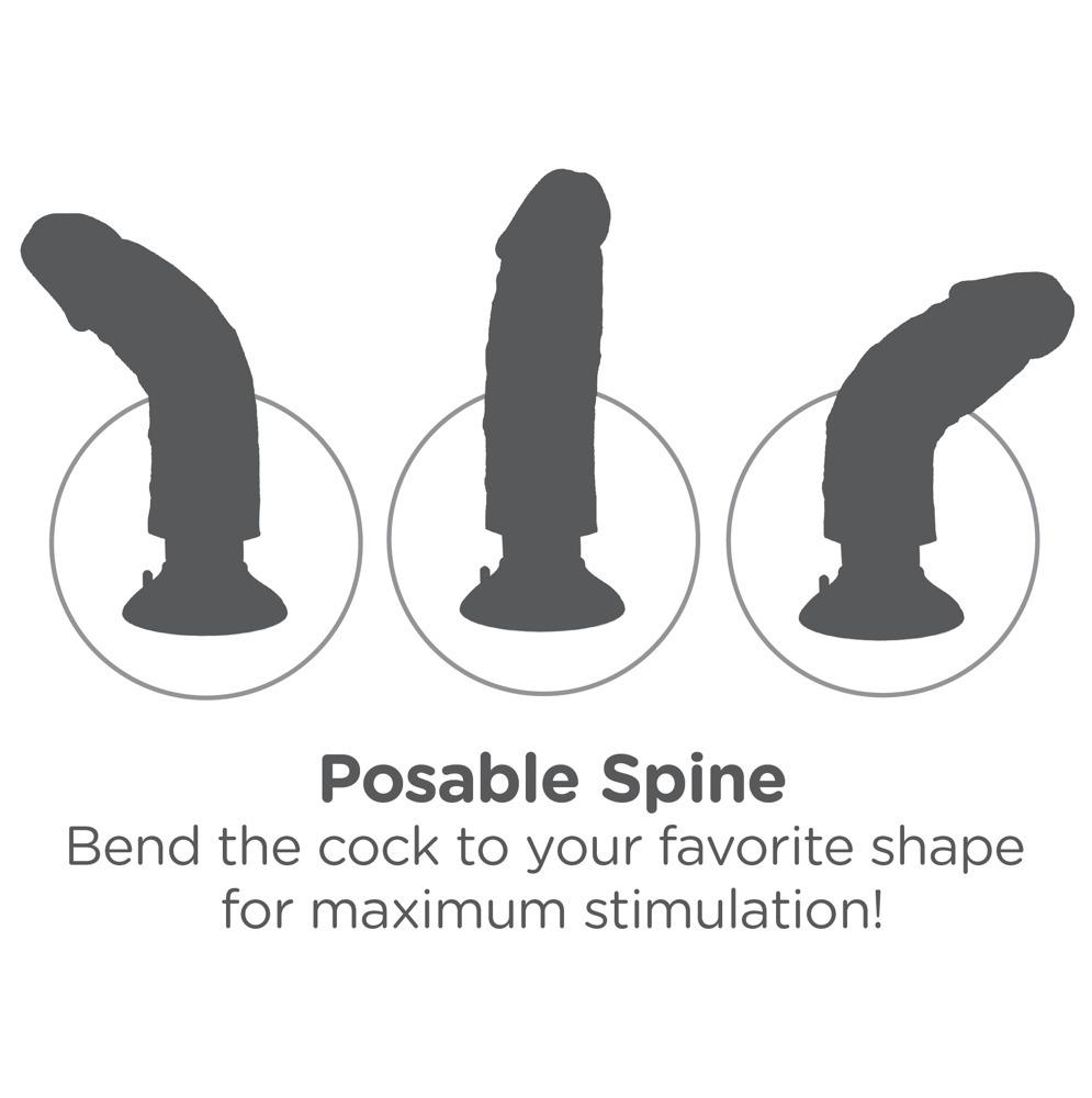 King Cock Realistický vibrátor s přísavkou 25 cm - Image 3