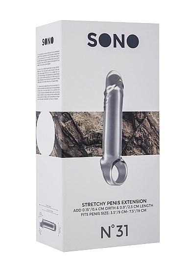Sono Prodlužující návlek na penis No. 31 - transparentní - Image 2