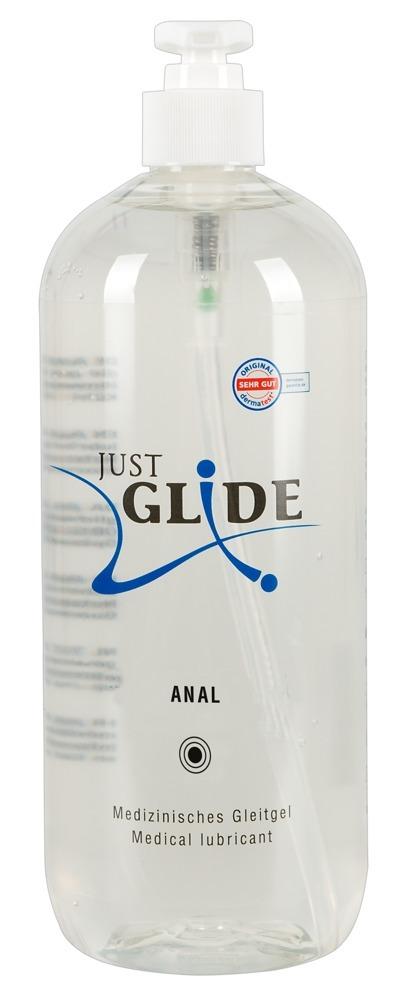 Just Glide Anální lubrikační gel 1 l - Perfektní řešení pro intimní zážitky