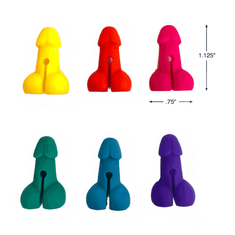 Super Fun Penis Cocktail Markers 6 ks - Obrázek 3