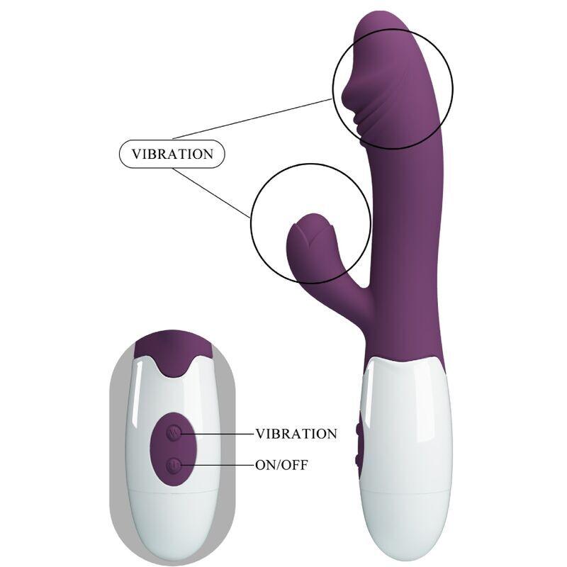 Pretty Love Snappy rabbit vibrátor - purple (obrázek 7)