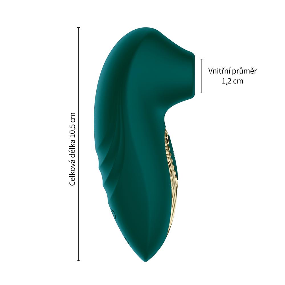 BASIC X Mesdames podtlakový stimulátor klitorisu zelený - Obrázek 3