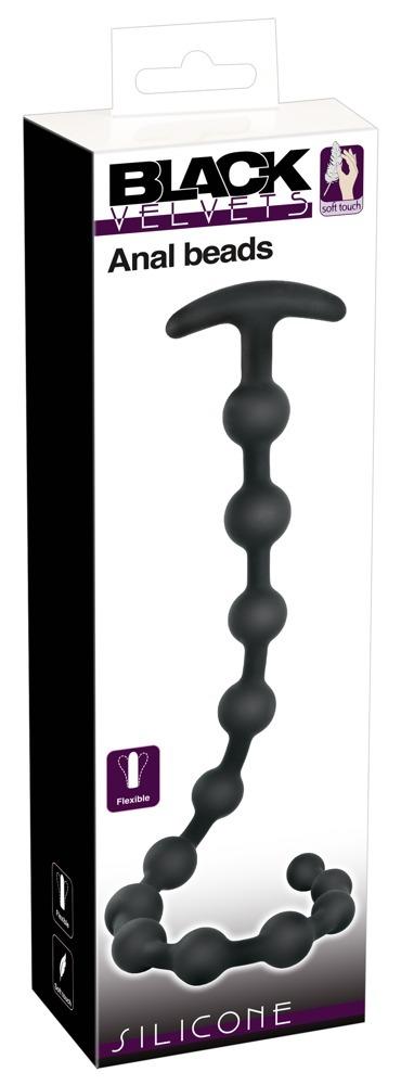 Black Velvets XL Anální korále 50 cm - Image 7