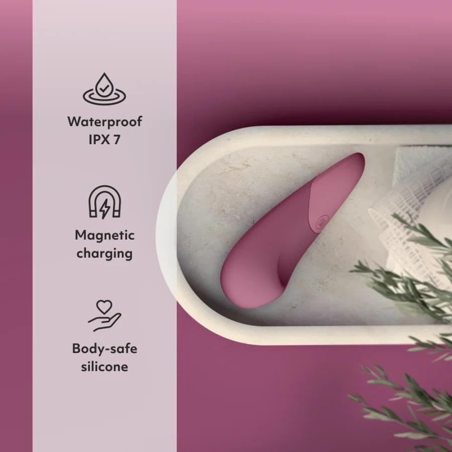 Womanizer Vibe vibrátor na klitoris – Dusky pink