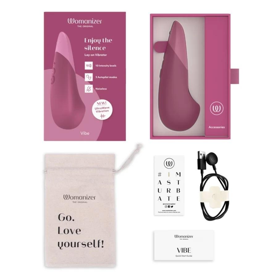 Womanizer Vibe vibrátor na klitoris – Dusky pink