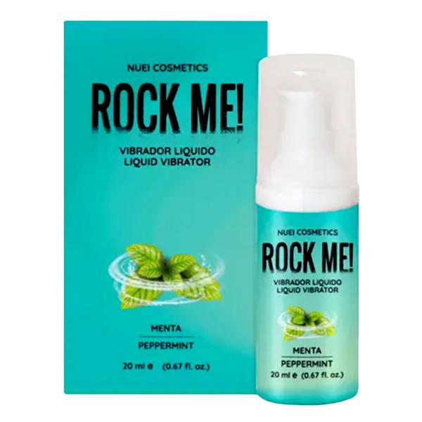 NUEI Rock me! tekutý vibrátor 20 ml - máta