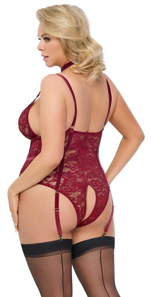 Cottelli Curves body - vínové: XL - Obrázek 3