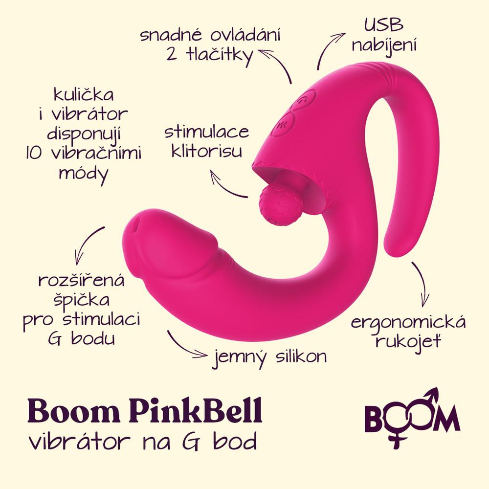 BOOM PinkBell vibrátor na G bod - Image 2