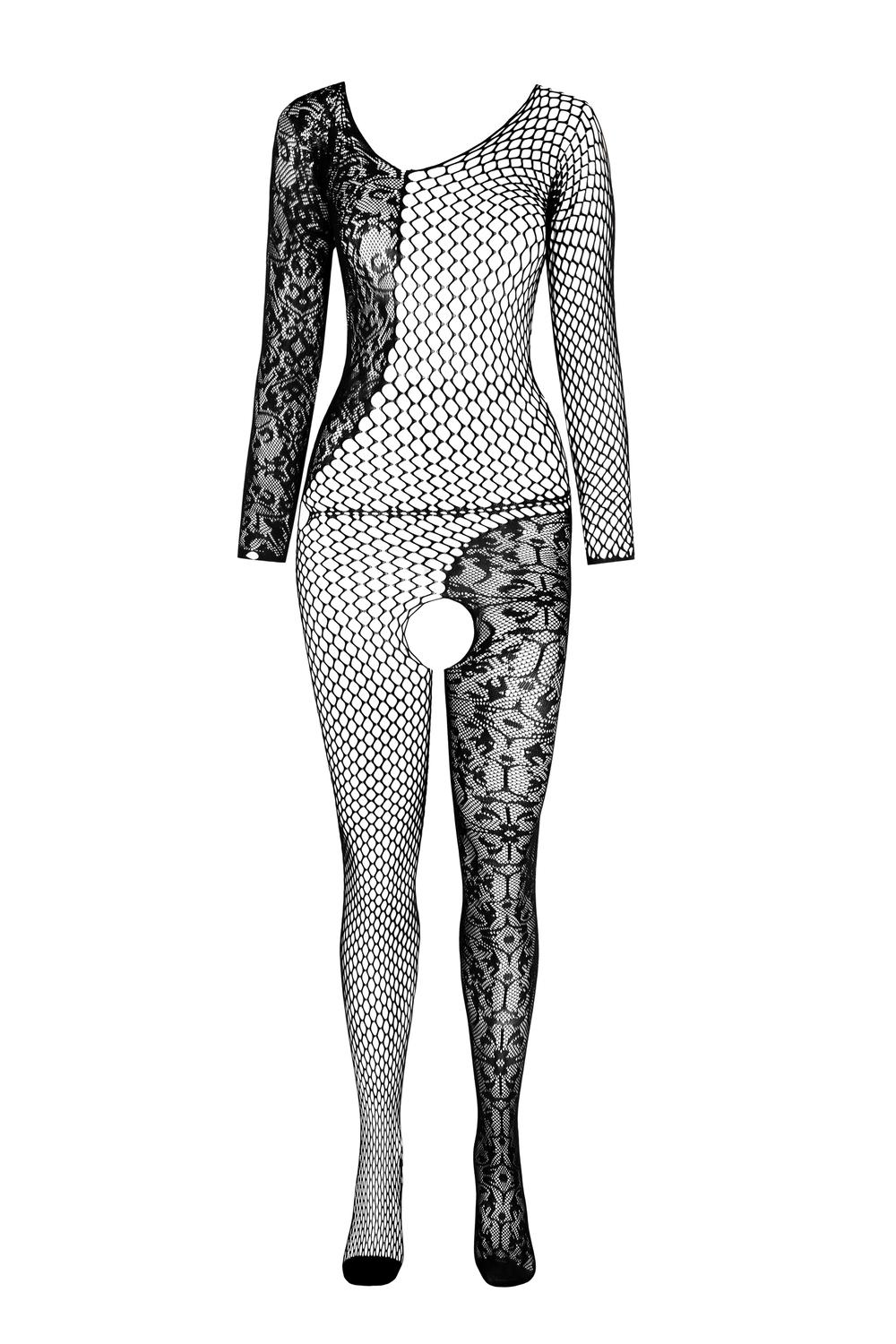 Passion bodystocking BS107 černý - Image 4
