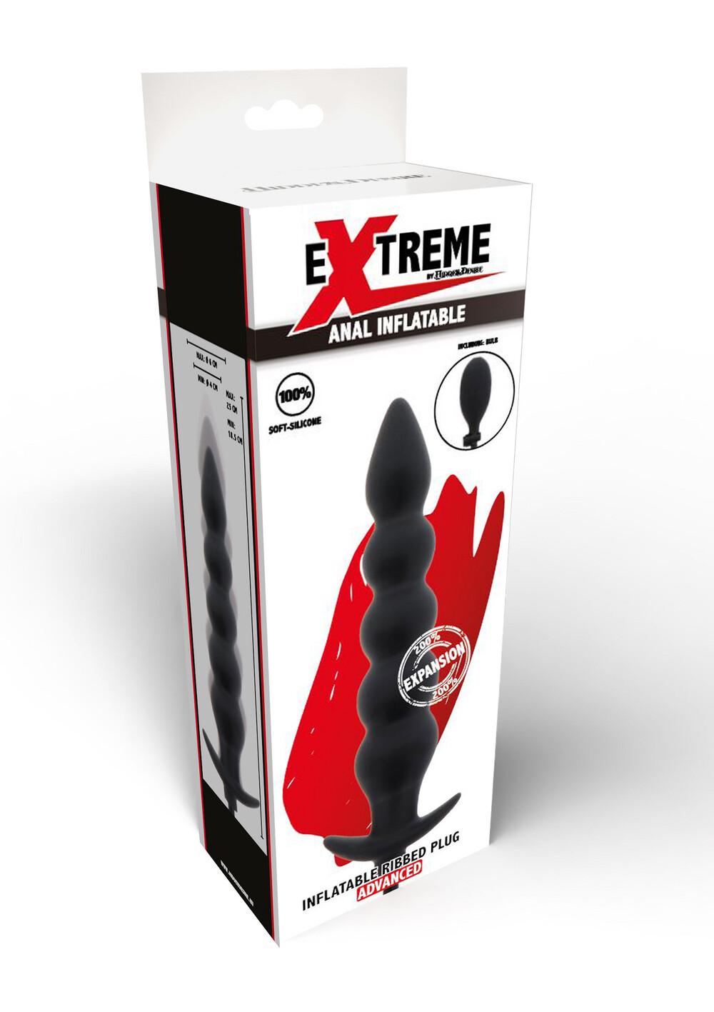 Hidden Desire Extreme Advanced nafukovací anální kolík s vroubky - Image 6