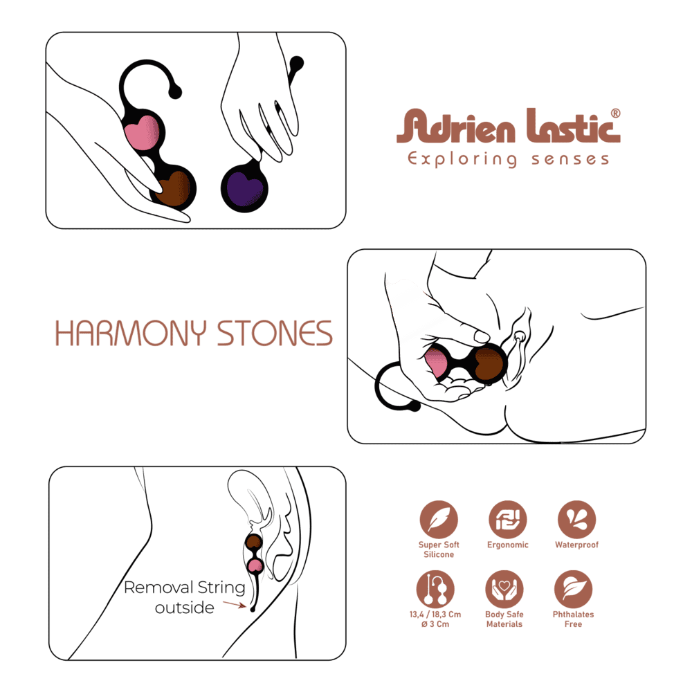 Adrien Lastic Harmony Stones vaginální kuličky