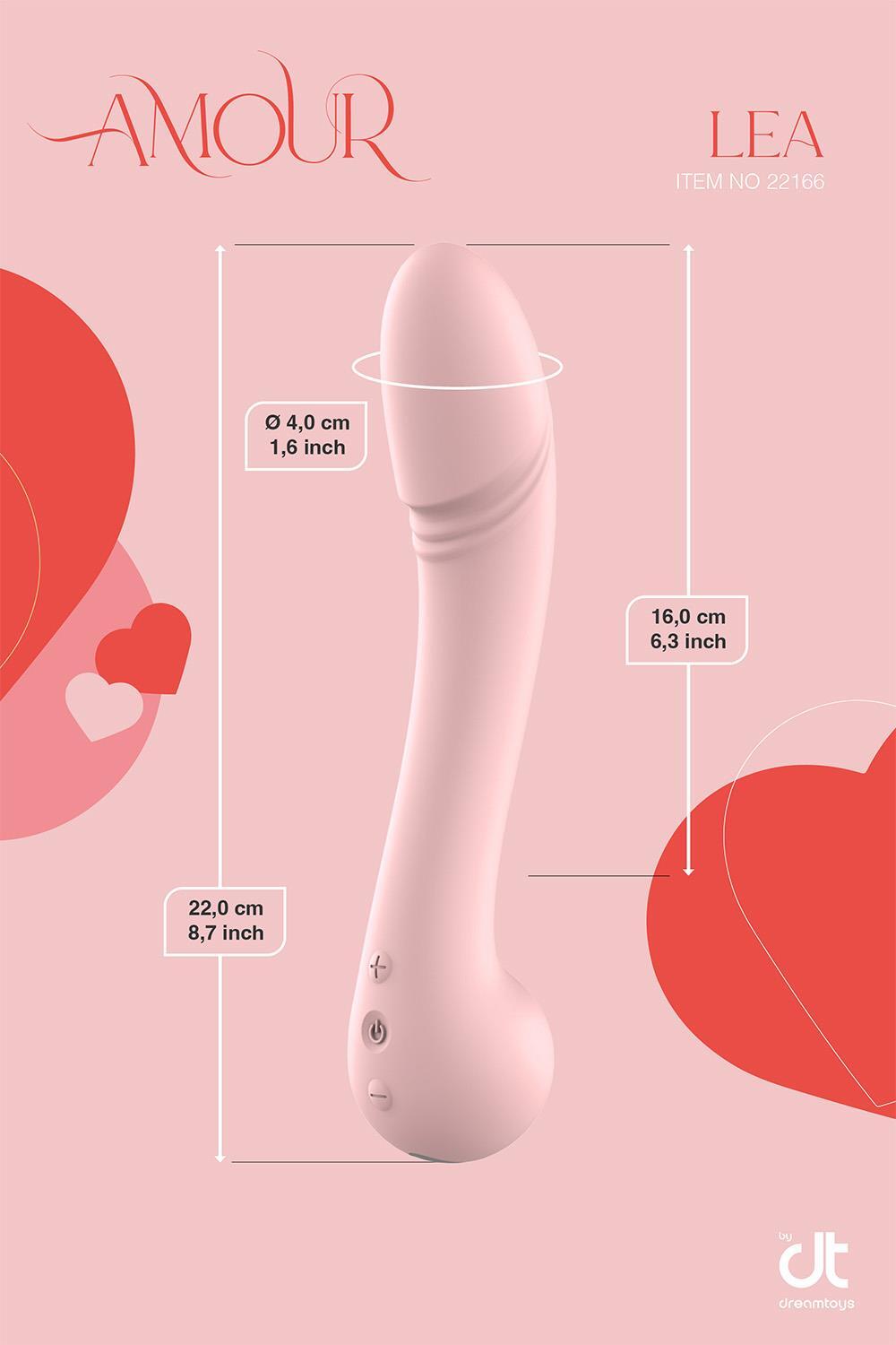 Amour Lea vibrátor - růžový - Obrázek 7