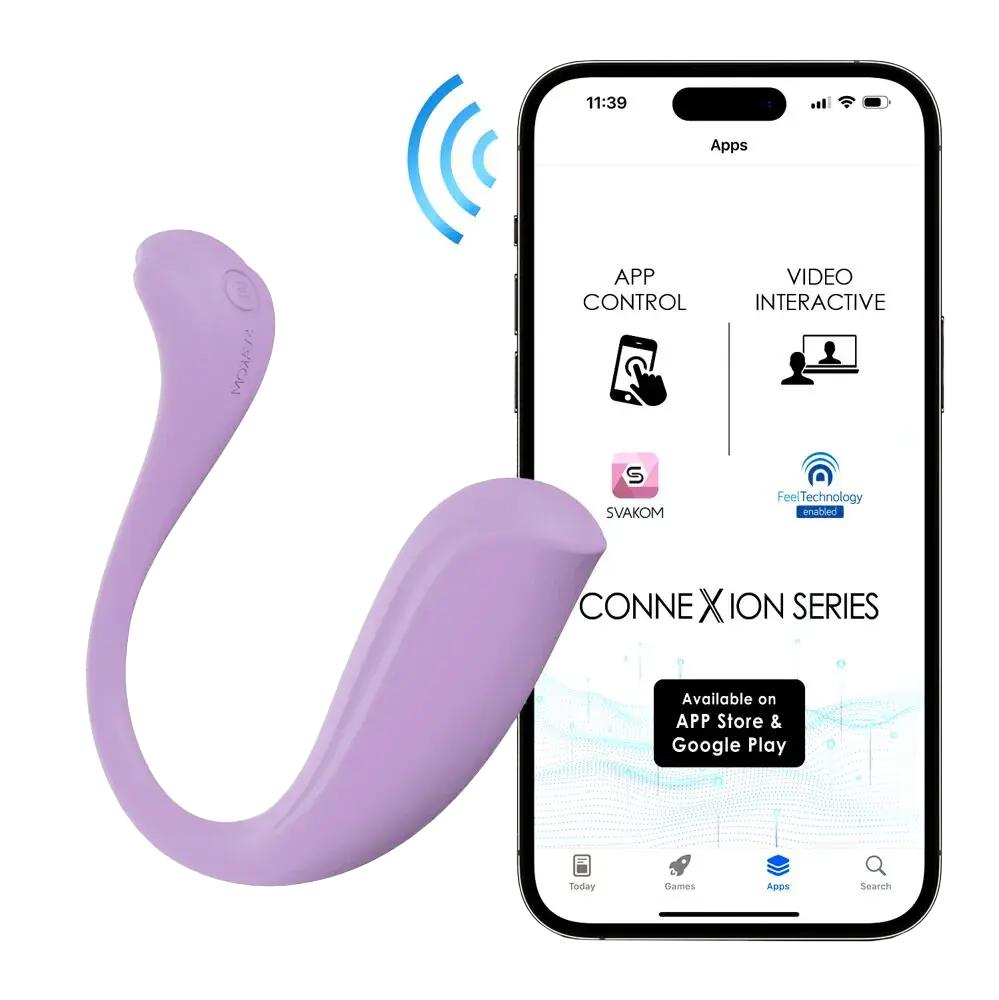 Svakom Phoenix Neo 2 vibrační vajíčko - fialové