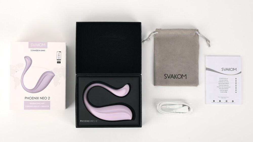 Svakom Phoenix Neo 2 vibrační vajíčko - fialové - Image 4