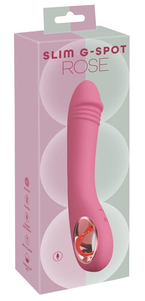 Slim G-Spot vibrátor - růžový (obrázek 10)