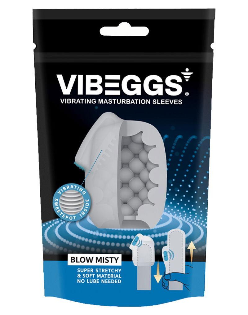 VIBEGGS Blow Misty vibrační masturbátor