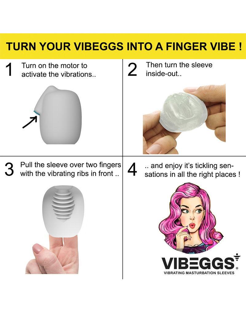VIBEGGS Blow Misty vibrační masturbátor