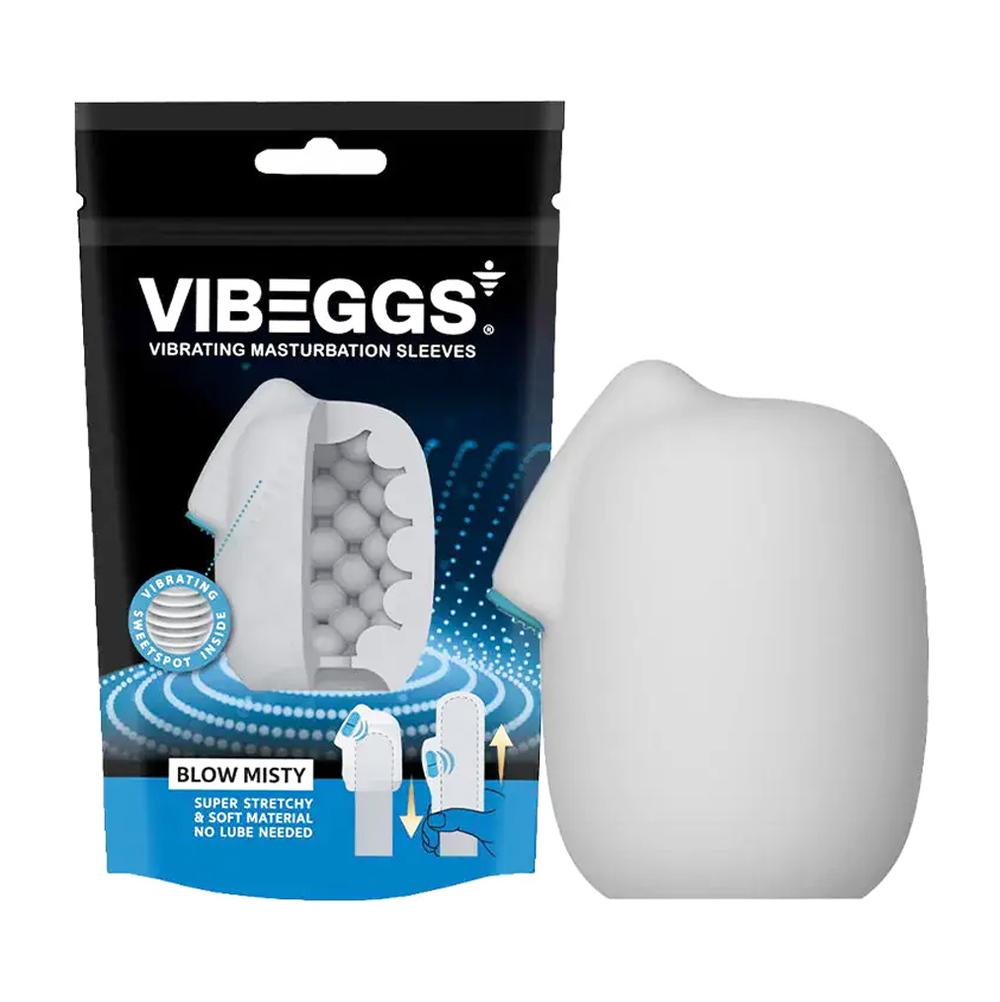 VIBEGGS Blow Misty vibrační masturbátor