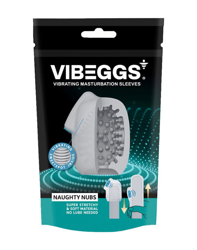 VIBEGGS Naughty Nubs vibrační masturbátor