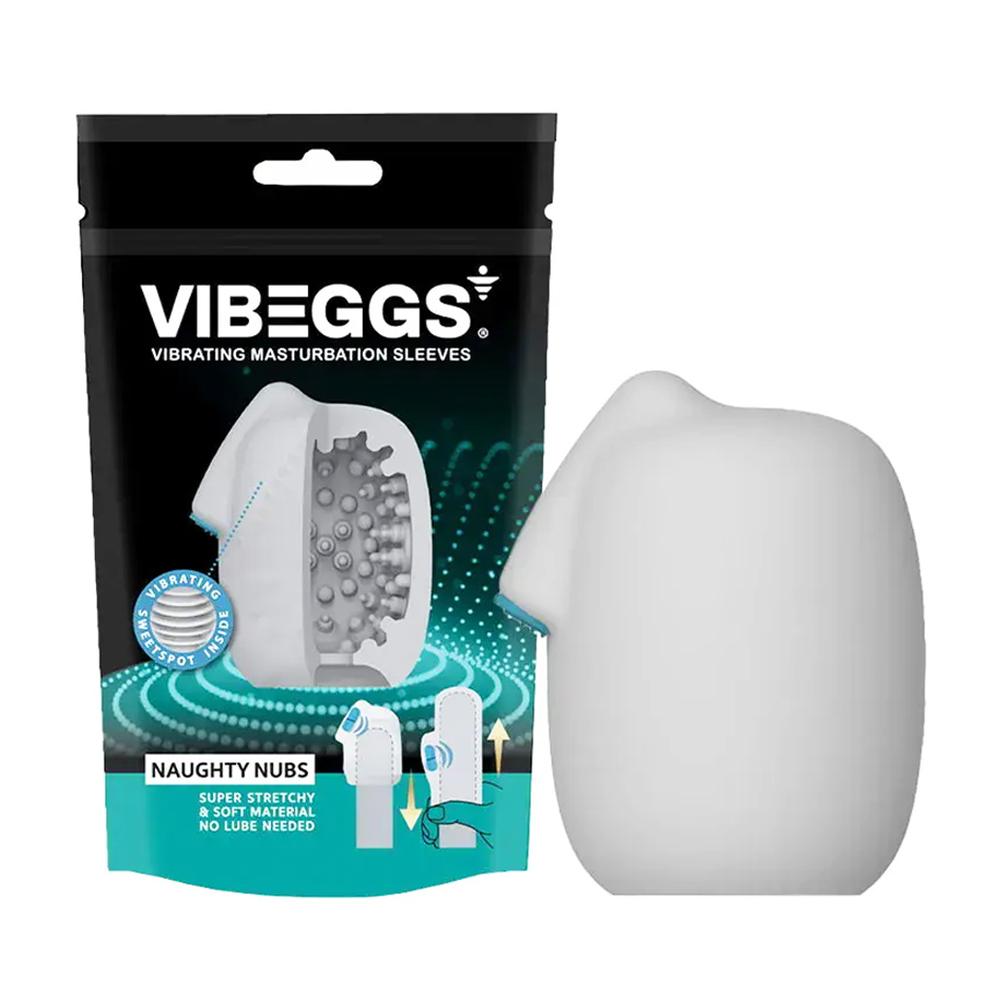VIBEGGS Naughty Nubs vibrační masturbátor